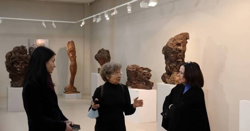 20 января Музей Эрьзи посетила Светлана Богатырь — российско-французский художник